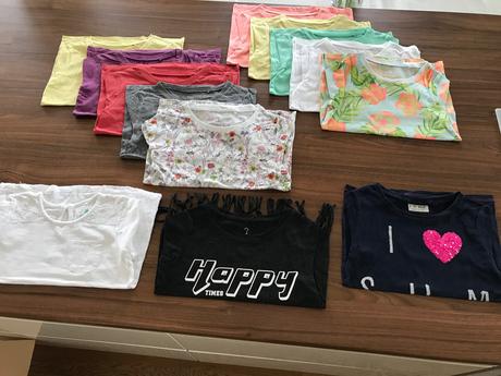 Tricko s flitrových srdiečko veľmi dobrý stav, next,110