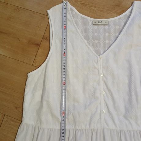 Bavlnené vyšívané dlhé šaty f&f, f&f,l