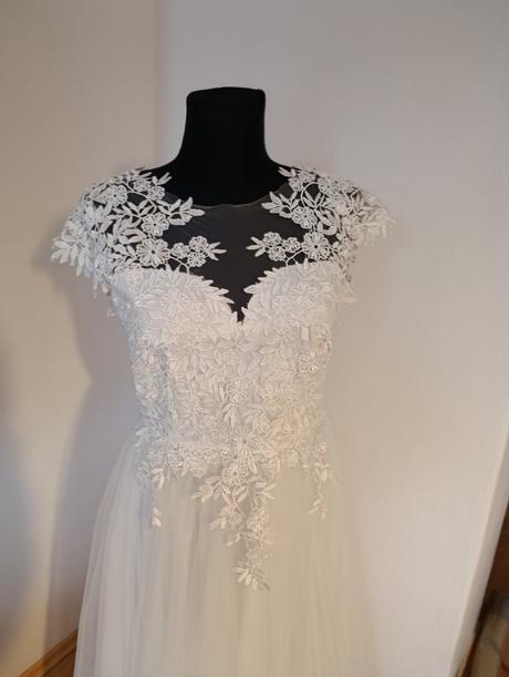 Svadobné šaty veľkosť 40, l