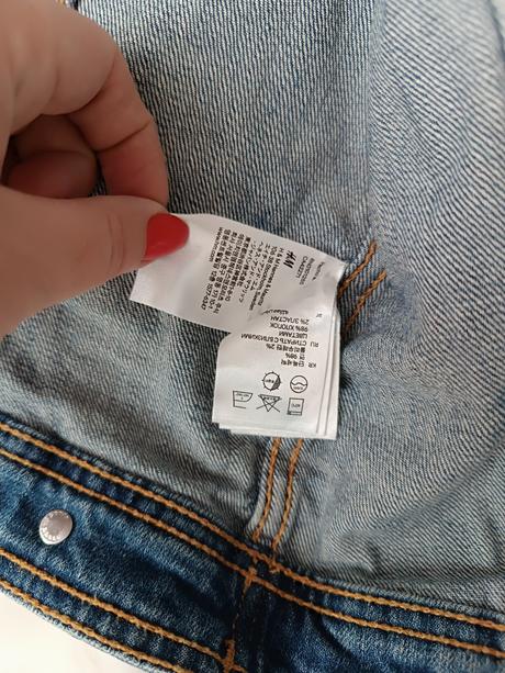 Rifľová bunda., h&m,xs