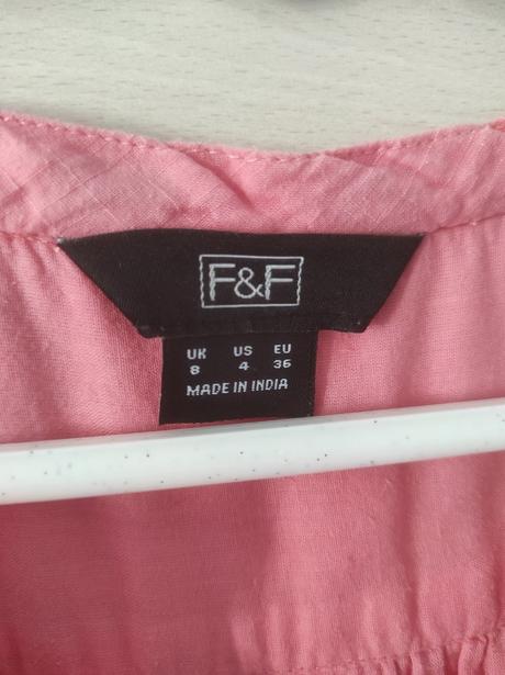 Lososove šaty, f&f,36