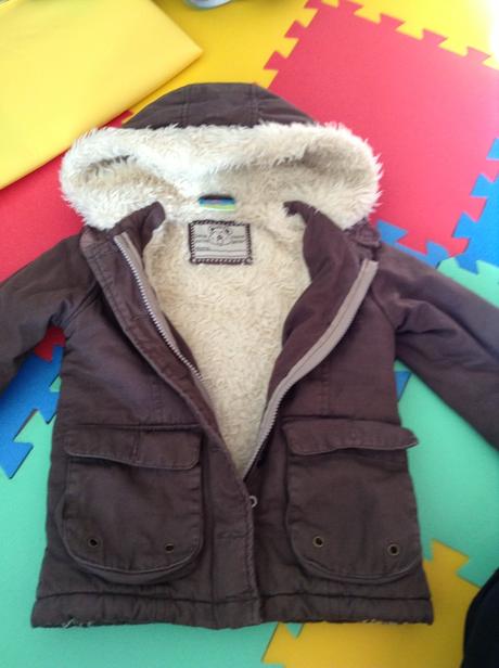 Kabát bunda pekná, topolino,80