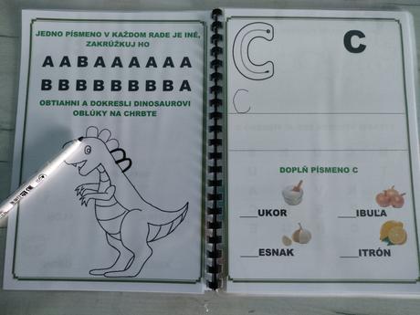 Pracovný zošit písmenkovo, 