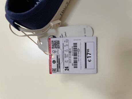 Tenisky zara 24 velk. nove, 24