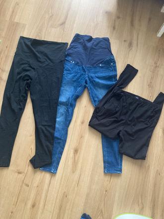 Tehotenské rifle a legíny, h&m,m