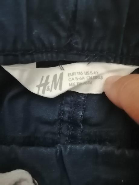 Šortky, h&m,116