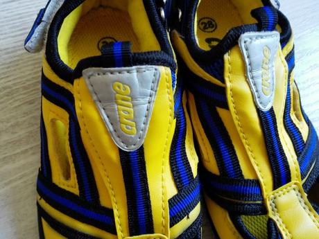 Tenisky č.28-29,pestré žlté aju do vody, 28
