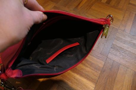 Gaudi original krasna cervena crossbody, gaudi