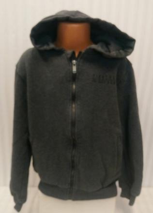 Tmavo sivá mikina na zips, firetrap, 140-146 cm, 146