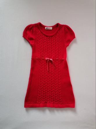 Úpletové šaty 98/104, h&m,98