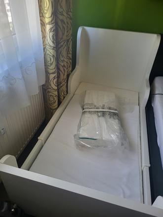 Rastúca postel bsunge (ikea) + matrac gratis, šírka (cm): 80,dĺžka (cm): 200