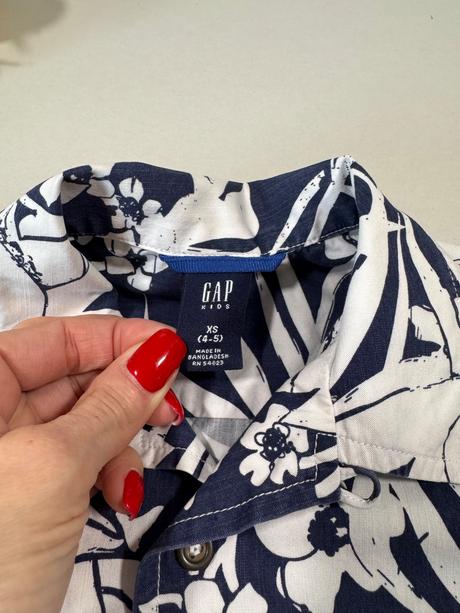 Gap chlapčenská košeľa veľkosť xs (4/5 rokov), gap,xs
