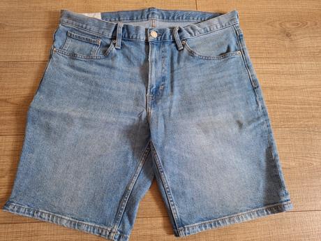 Riflové krátke nohavice, h&m,36