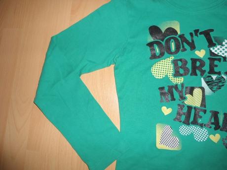 Zelene tricko dlhy rukav, takko,164