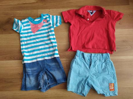 Letný komplet hilfiger + opalovacky lindex, tommy hilfiger,80