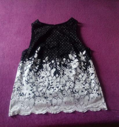 Čierno-biely top, f&f,40