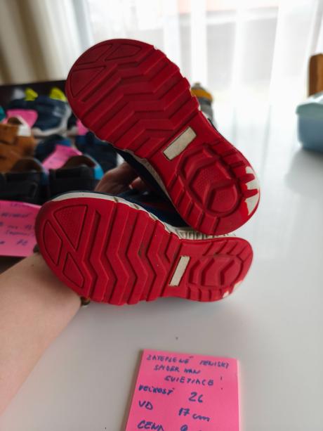 Svietiace tenisky spiderman zateplene, 26