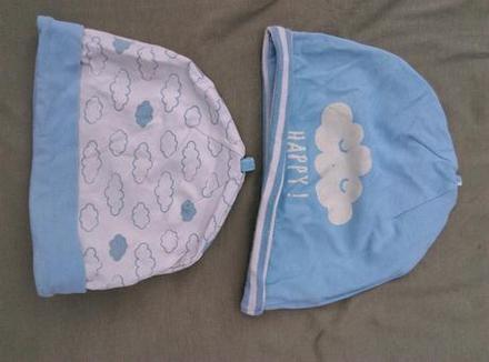 Tenké čiapky 2ks, lupilu,68