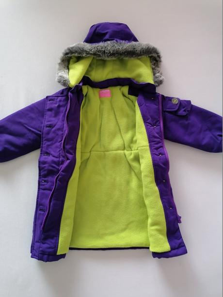 Zimna predlzena bunda fialova, 98