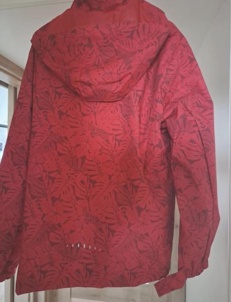 Dámska červená športová bunda, xxl