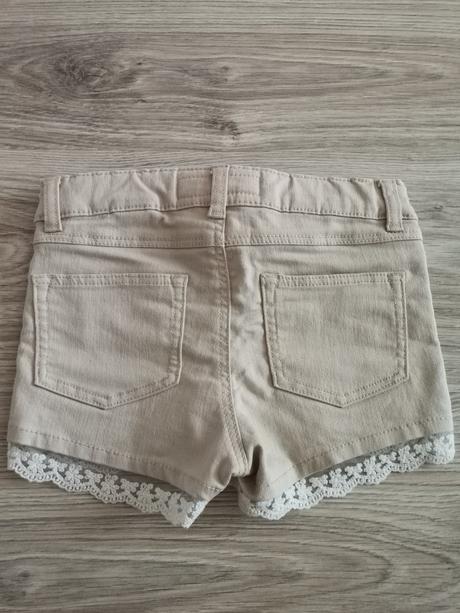 Dievčenské krémové kratase s čipkou, l.o.g.g.,116