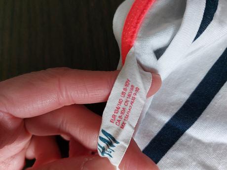 Krasne letne pasikove tricko h&m 8-10r., h&m,140