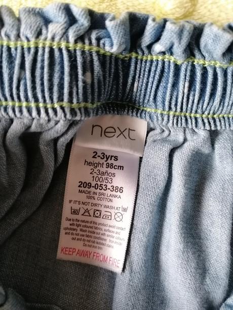 Riflová sukňa next, next,98