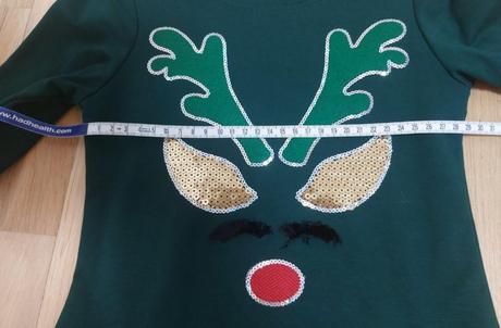 Vianočné šaty veľkosť 122, 122