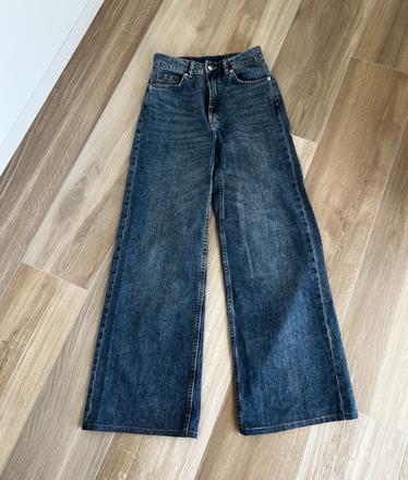 Široké rifle, h&m,xs