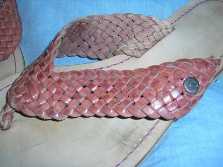 Kožené žabky tom tailor, 37