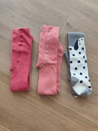 3x pančušky pre dievčatko tchibo, tchibo,98