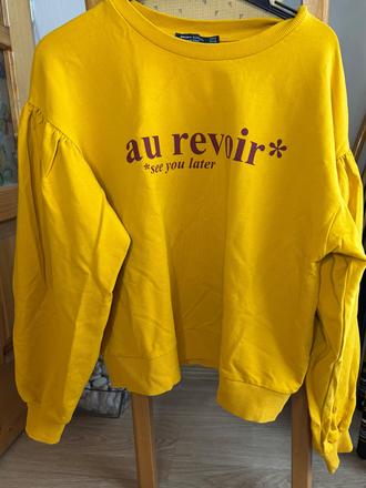 Tričko s balonovými rukávmi, bershka,s