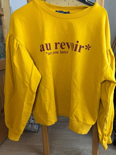 Tričko s balonovými rukávmi, bershka,s