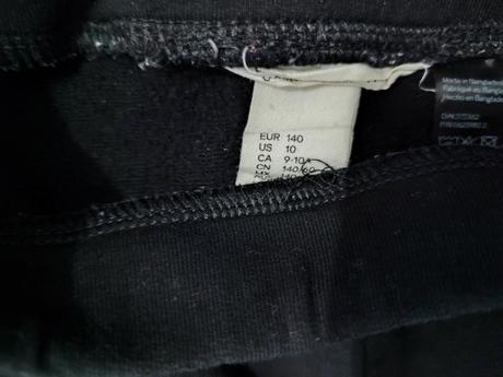 Zateplené legíny, h&m,140