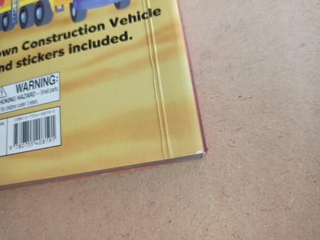 Construction vehicles - stencil activity book, 