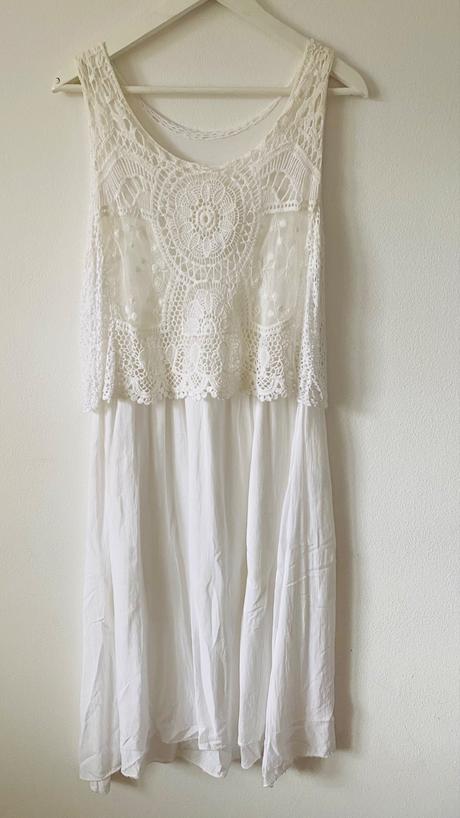 Biele šaty, xl
