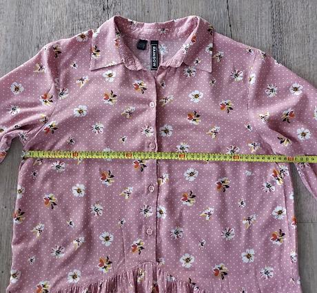 Ružové košeľové šaty, bonprix,38