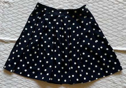 Modrá bodkovaná sukňa, mark&spencer, s/m, marks & spencer,s