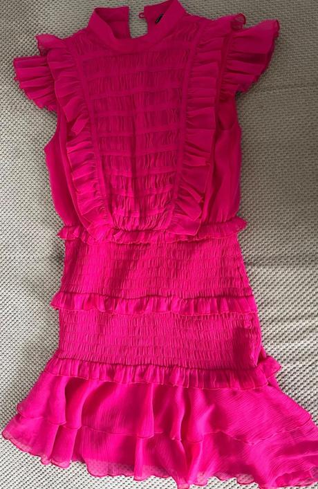 Cyklamenové šaty 38/36, 36