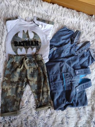 Suprava batman a nohavice na traky, 80