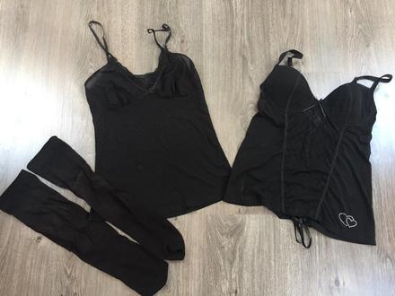 Set korzet / tielko plus podkolienky, s