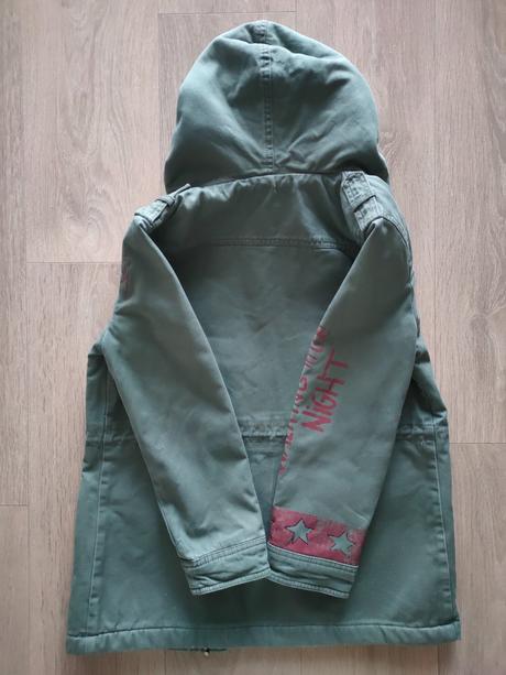 Teplý zimný kabát zn. sisley, veľ. 140 a 150, sisley,140