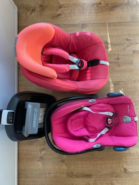 Komplet vajíčko, autosedačka a isofix maxi-cosi, maxi cosi