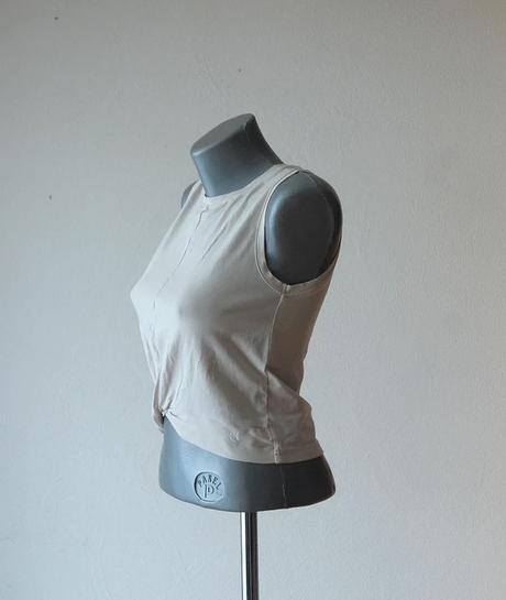 Dámsky béžový crop top fila fusion, fila,s