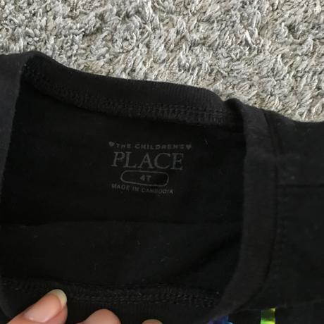 Tričko s vtipným nápisom, children's place,104