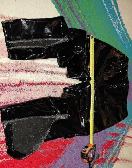 Icona pop ginatricot pvc nohavice 38, 38