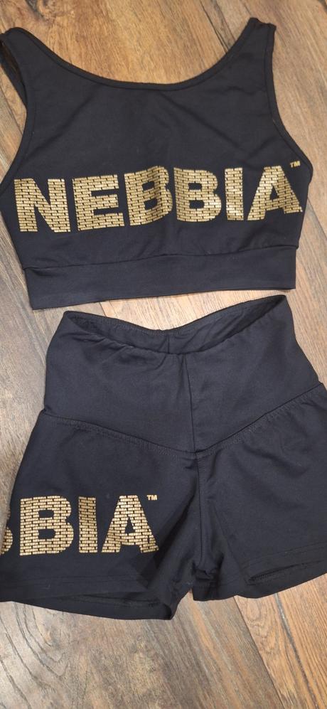 Nebbia komplet na cvičenie podprsenka kraťasy, nebbia,xs