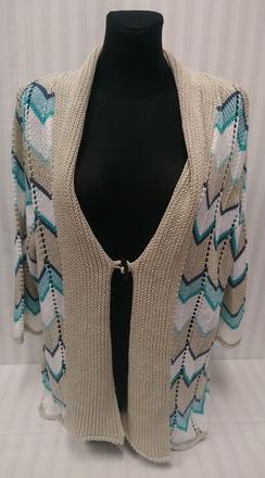 Dámsky farebný acrylový sveter, xl/xxl, xl