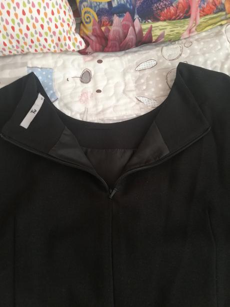 Čierna elegantna bluzka, 38