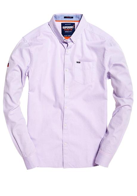 Superdry košela ako nová - lilavá farba, superdry,xxl